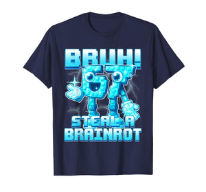 Bruh 67 Six Seven 6-7 Funny Brainrot Meme for Kids Teens T-Shirt