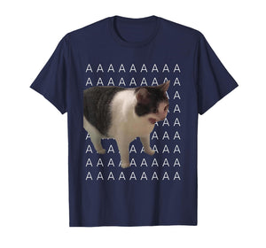 Fanny Cat Meme Scream AAA Men Women Kids T-Shirt