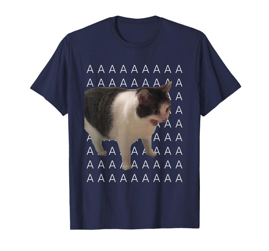 Fanny Cat Meme Scream AAA Men Women Kids T-Shirt