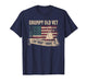 Grumpy Old Vet I Do What I Want Veteran USA American Flag T-Shirt