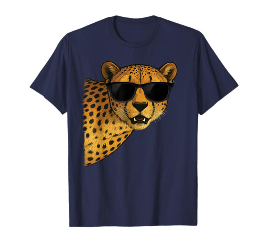Funny Cheetah Art for Men Women Kids Animal Safari Cheetah T-Shirt