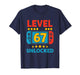 Level 67 Unlocked, Gamer Birthday Boys Gifts for Boys 6 7 T-Shirt