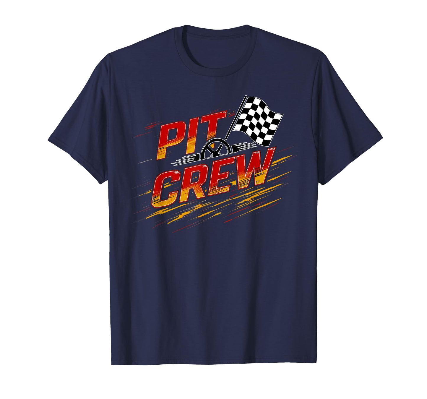 Pit Crew Race Car Birthday Party Matching Family Racing T-Shirt