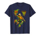 Spooky Basketball Halloween Costume Skeleton Player Boys T-Shirt