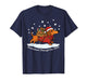 Dachshund Through The Snow | Funny Christmas Dog Lover T-Shirt
