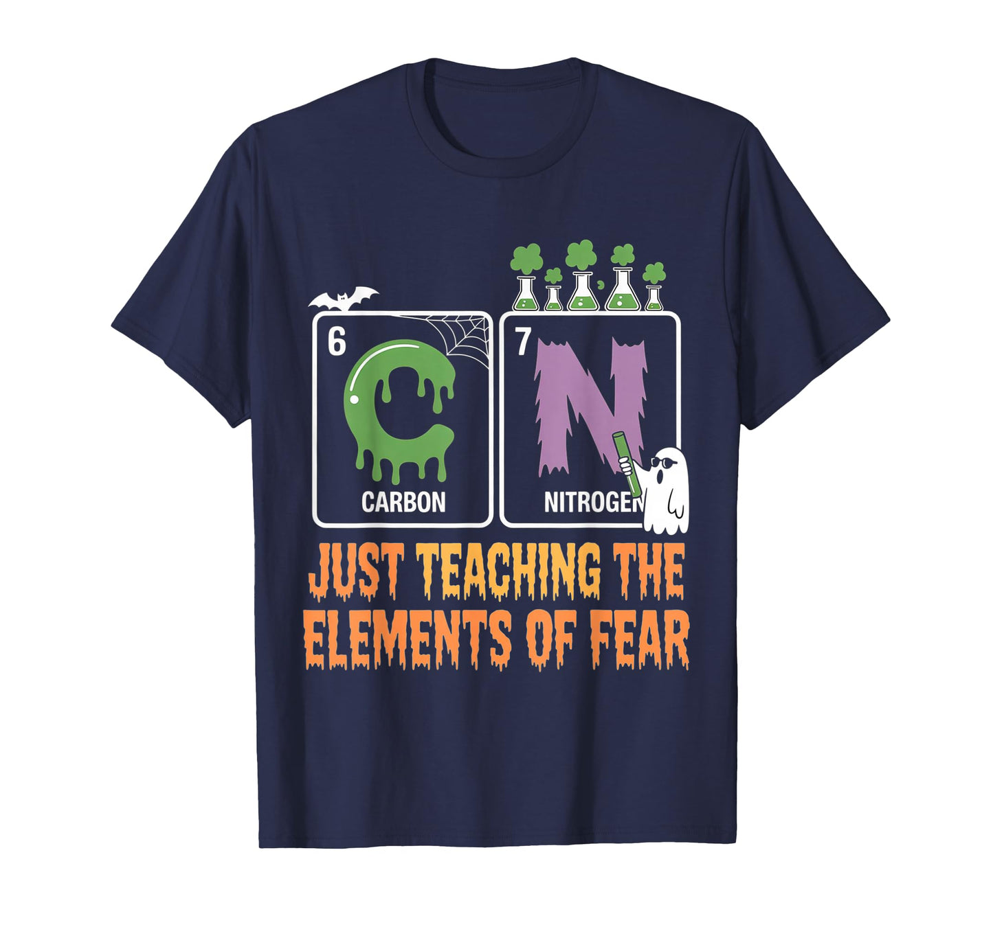 67 Meme Science Chemistry Humor Periodic Table Halloween T-Shirt