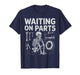 Waiting On Parts Funny Skeleton Auto Mechanic Technician T-Shirt
