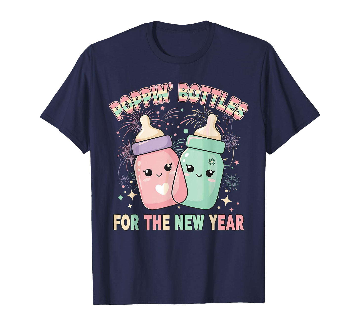 New Years Shirt, Nurse Popping Bottles for The New Year T-Shirt