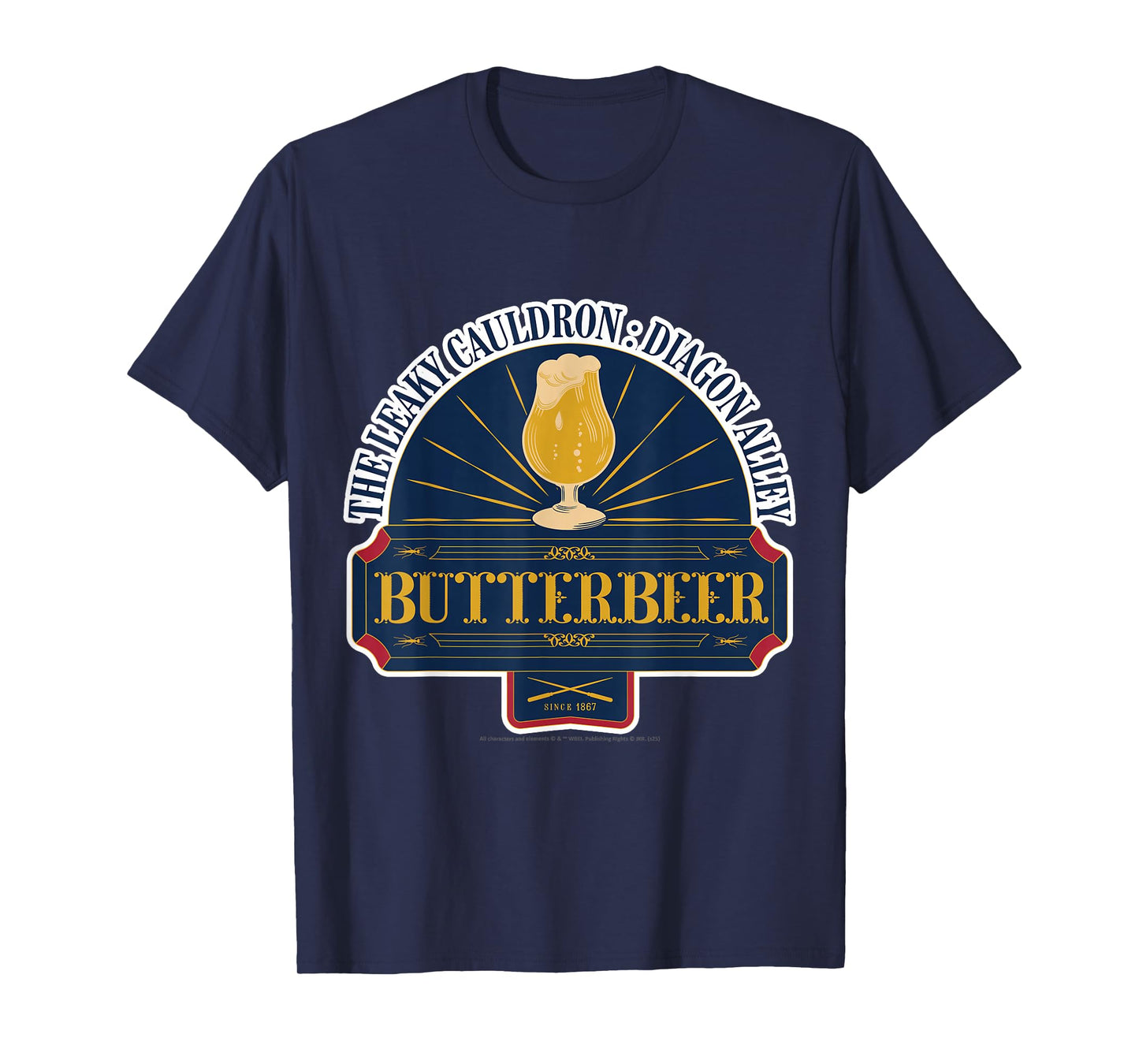 The Leaky Cauldron Diagon Alley Butterbeer Harry Potter New T-Shirt