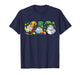Gnomes Reading Books Teacher St Patricks Day Shamrock Irish T-Shirt