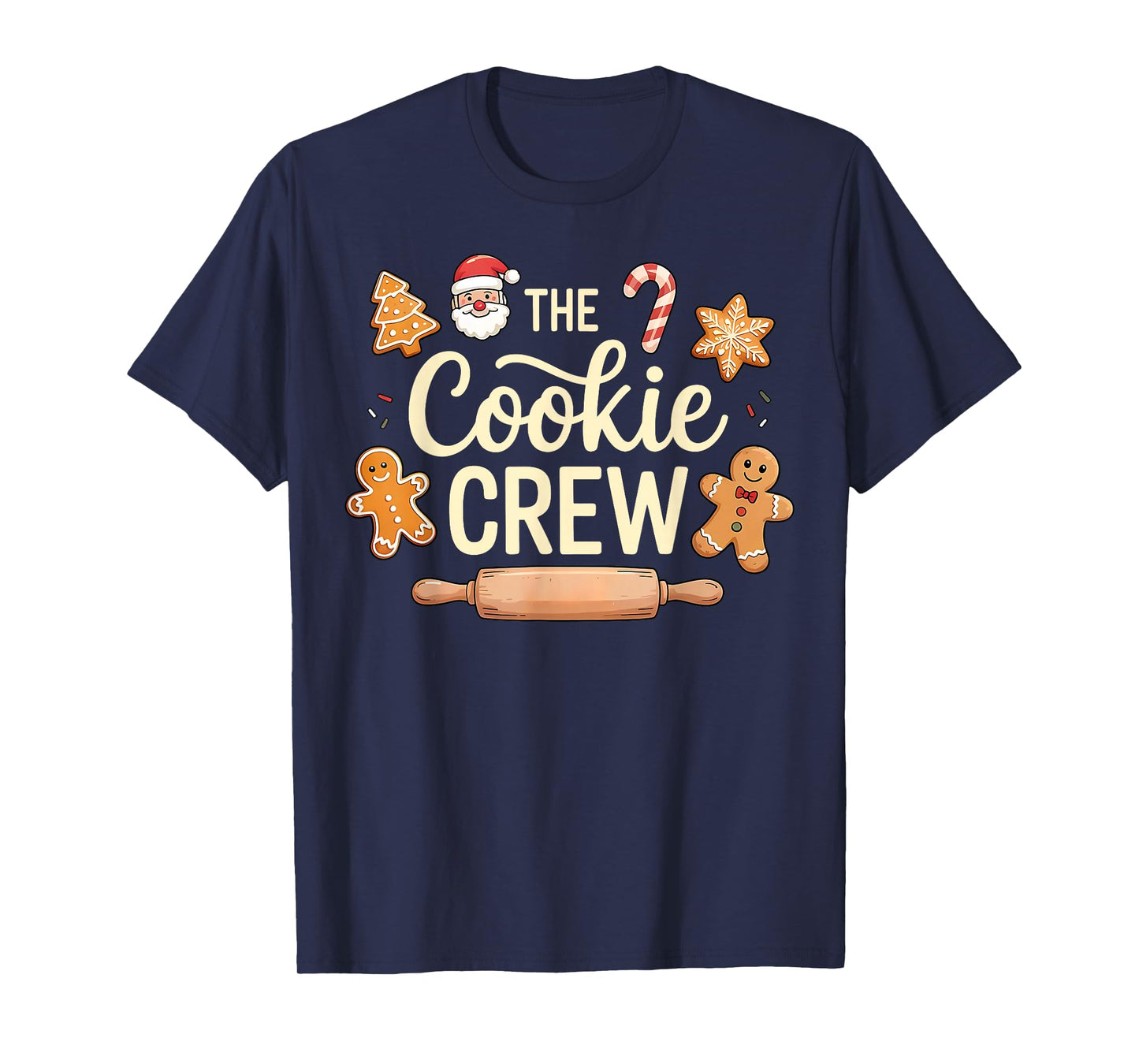 The Cookie Crew Christmas Baking Cookie Lover T-Shirt