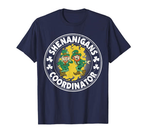 Shenanigans Coordinator Funny St. Patrick’s Day Leprechaun T-Shirt