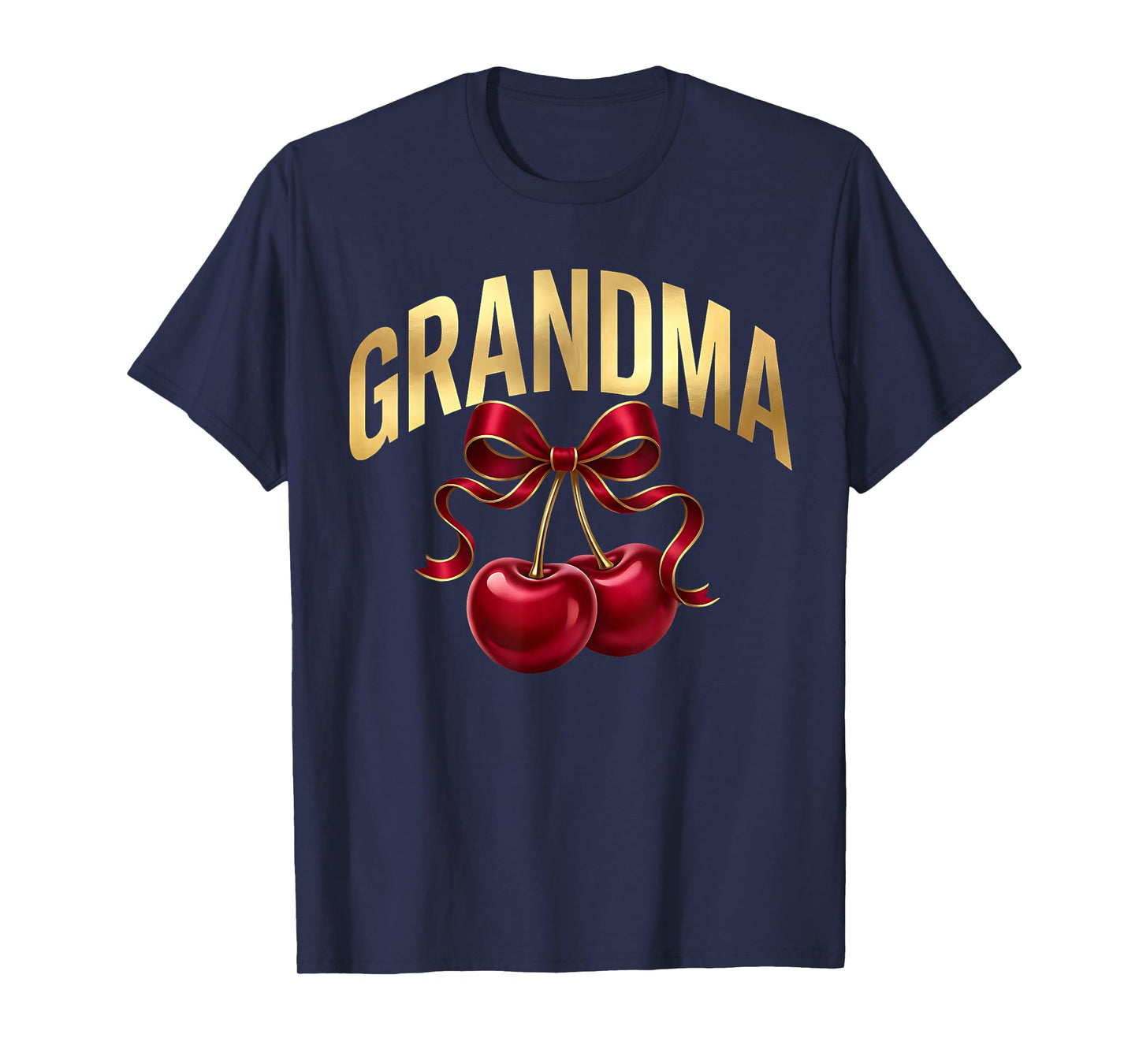 Grandma Grand Mothers Cherry Women Girls Granny T-Shirt