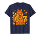 67 Thanksgiving Turkey Bruh Girls Kids Six Seven Numbers T-Shirt