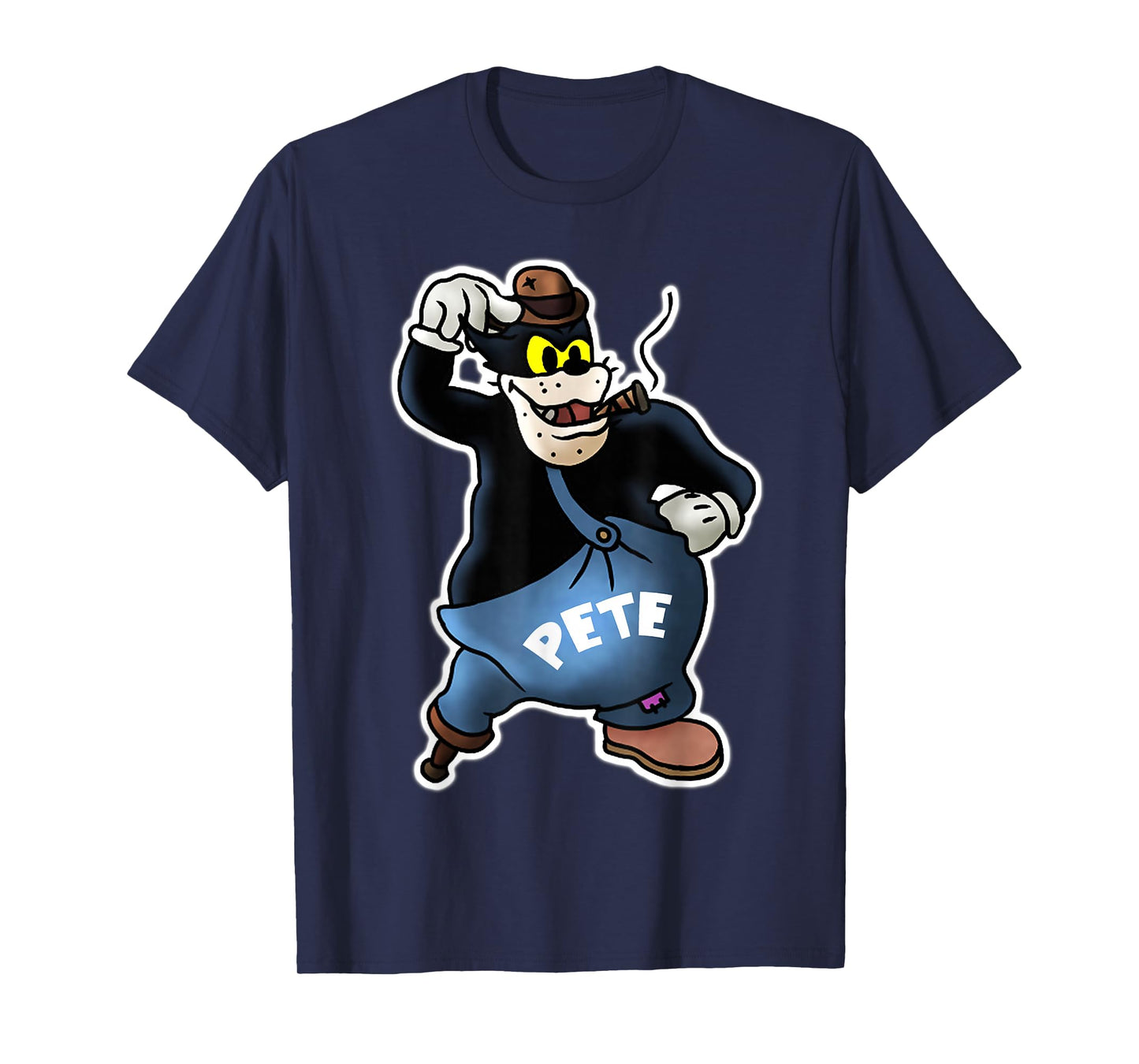 Peg Leg Pete Putrid Cartoon Vintage Villain T-Shirt