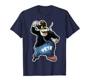 Peg Leg Pete Putrid Cartoon Vintage Villain T-Shirt