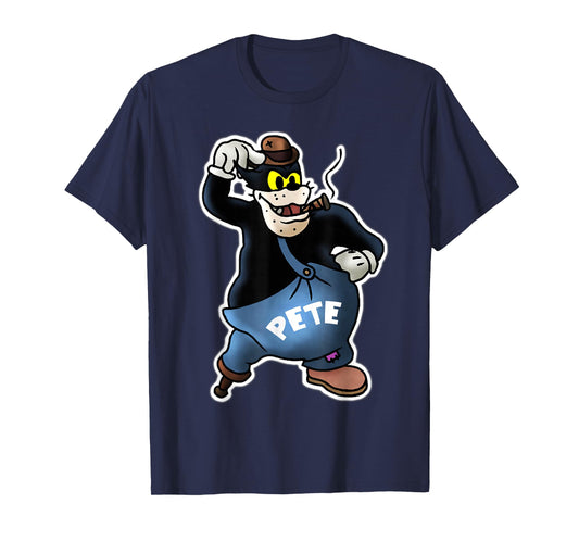 Peg Leg Pete Putrid Cartoon Vintage Villain T-Shirt
