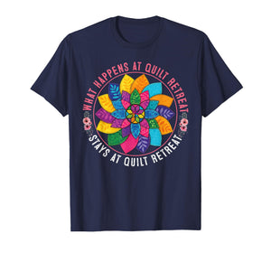 Funny Quilting Art for Women Quilter Sewing Quilt Retreat T-Shirt