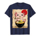 Funny Axolotl Ramen Kawaii Anime Japanese Graphic Women Men T-Shirt
