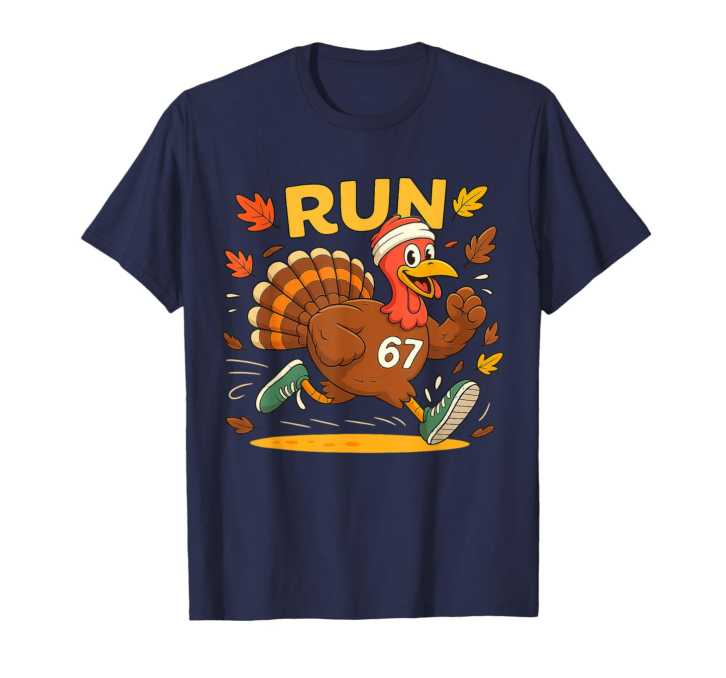 Turkey Run 67 Meme Costume Thanksgiving Turkey Trot Squad T-Shirt