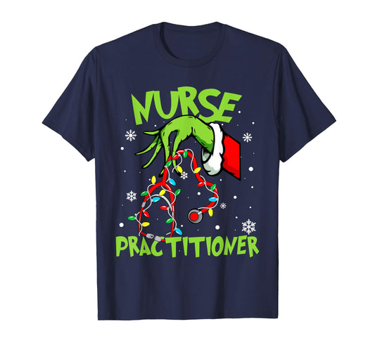Nurse Practitioner Nurse Practitioner Christmas Nurse Xmas T-Shirt
