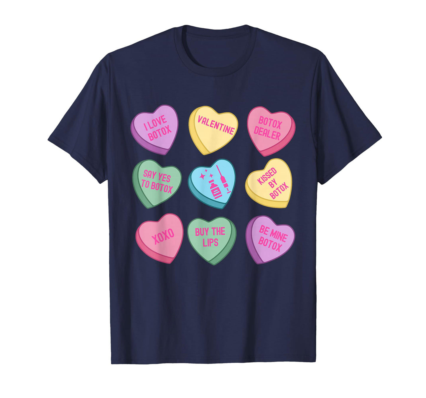 Botox Dealer Medspa Skin Aesthetic Nurse Injector Valentine T-Shirt