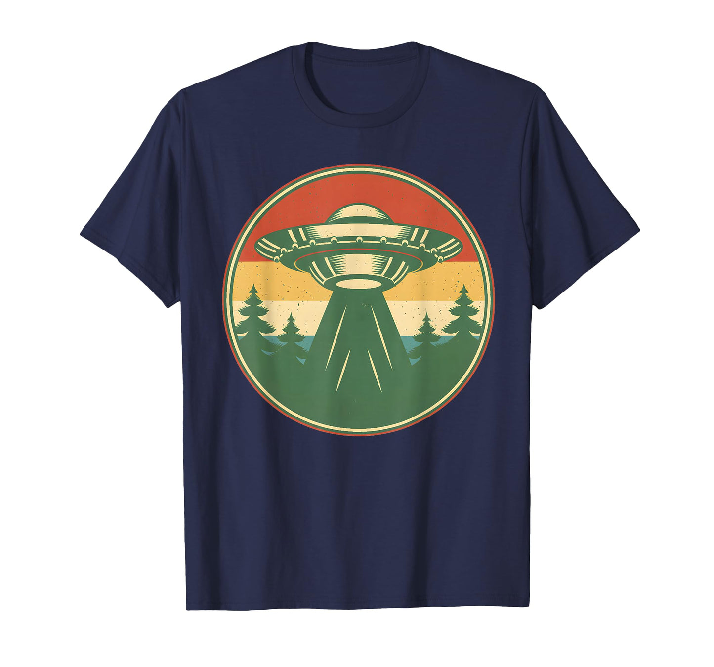 UFO Alien Vintage Retro T-Shirt
