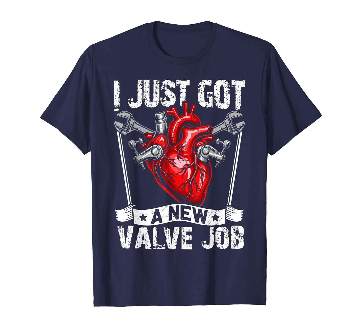 Heart Surgery Recovery Men Funny Valve Job Replacement T-Shirt