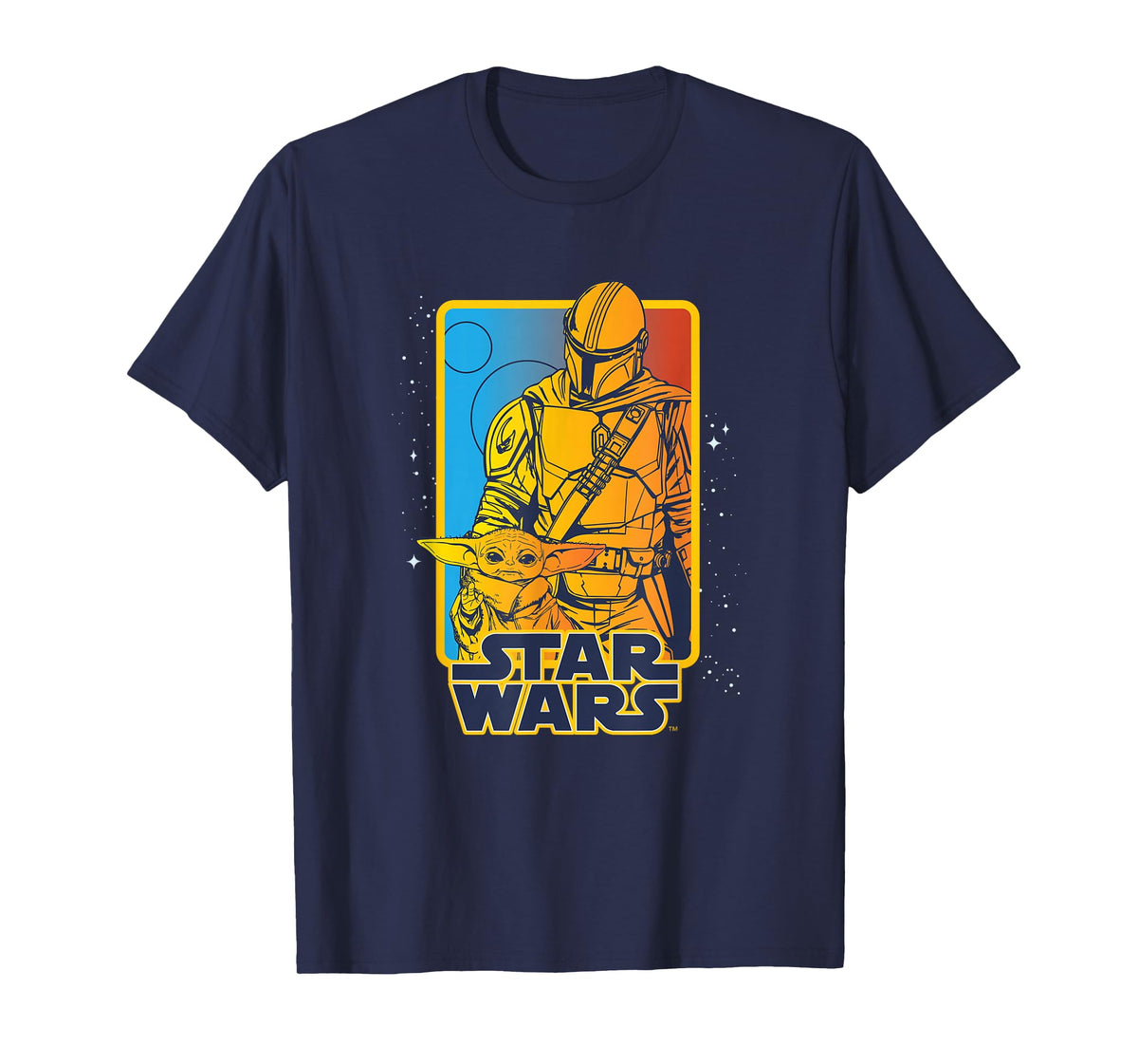 Star Wars The Mandalorian Grogu And Din Djarin Duo T-Shirt
