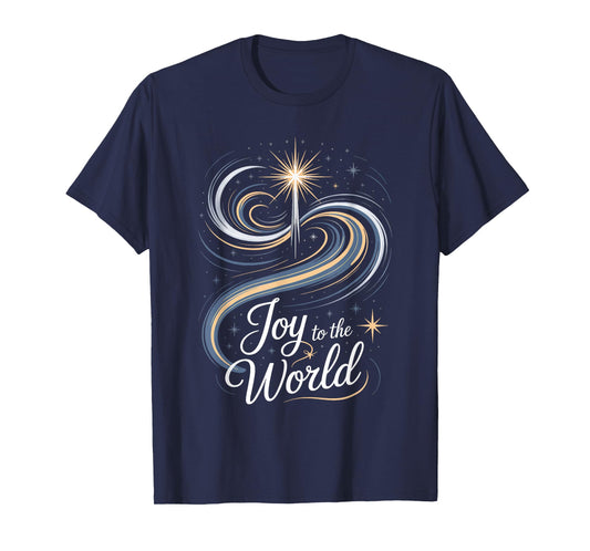 Christmas Nativity Christian Birth of Jesus Joy to The World T-Shirt