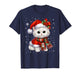 Cat Christmas Kitten Meowy Cat Lover Xmas T-Shirt