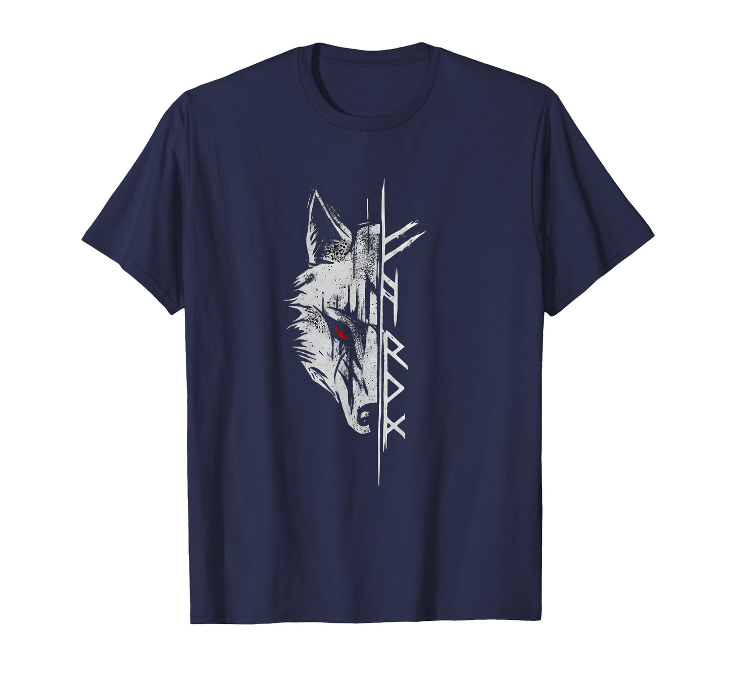 Fenrir Wolf Rune Design | Norse Mythology Symbol T-Shirt