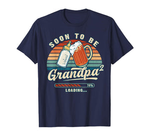 Soon to Be Grandpa 2 Loading Baby Reveal T-Shirt