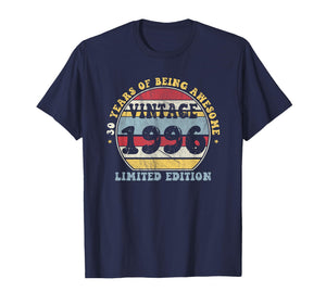 Vintage 1996 Limited Edition 30 Year Old Gifts 30th Birthday T-Shirt