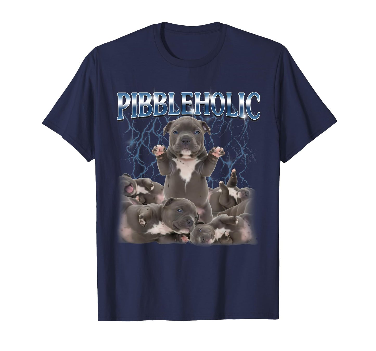 Pibbleholic Pibble Meme Wash Ma Belly T-Shirt