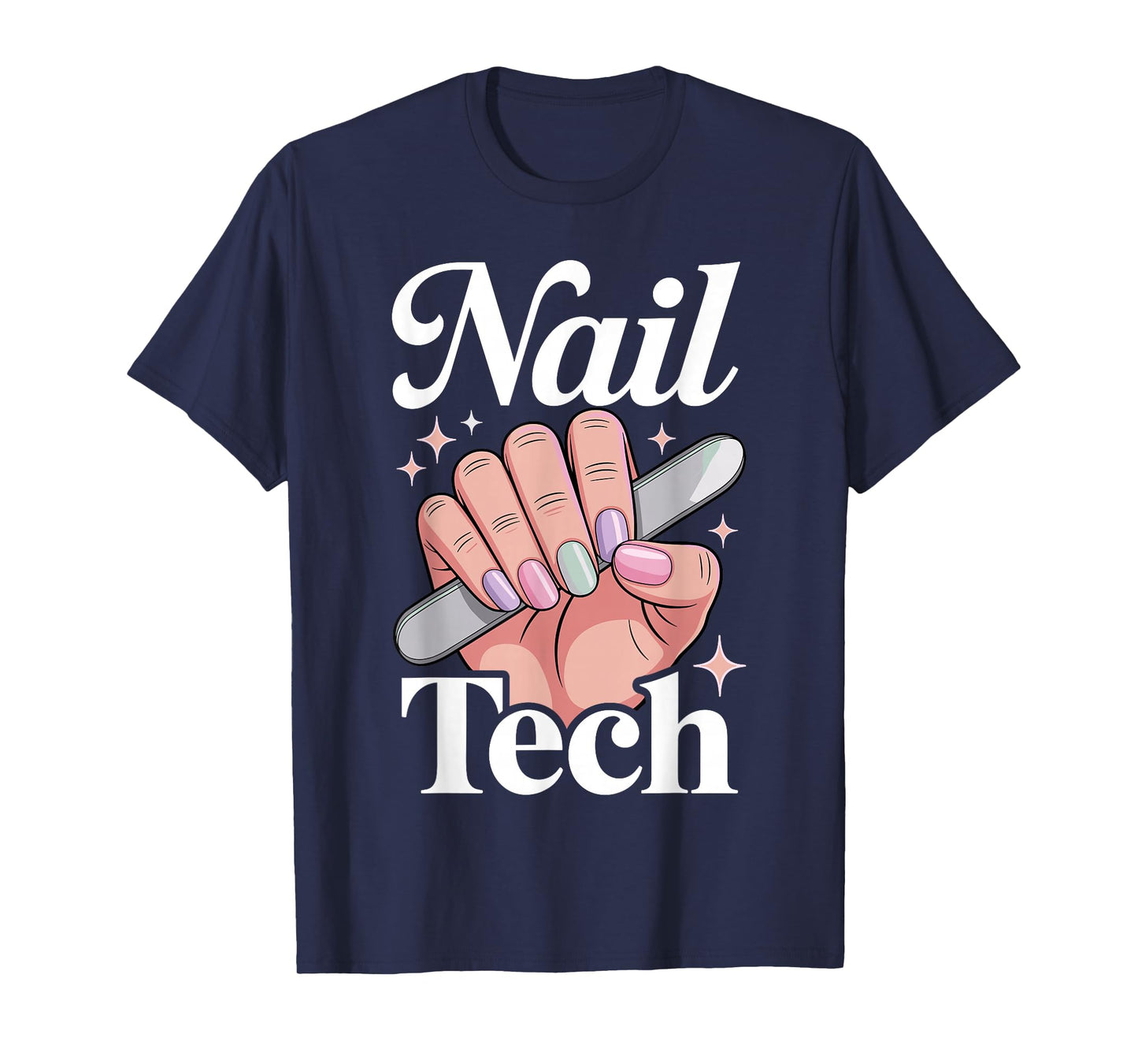 Cool Nail Tech Art for Women Girl Manicurist Nail Technician T-Shirt