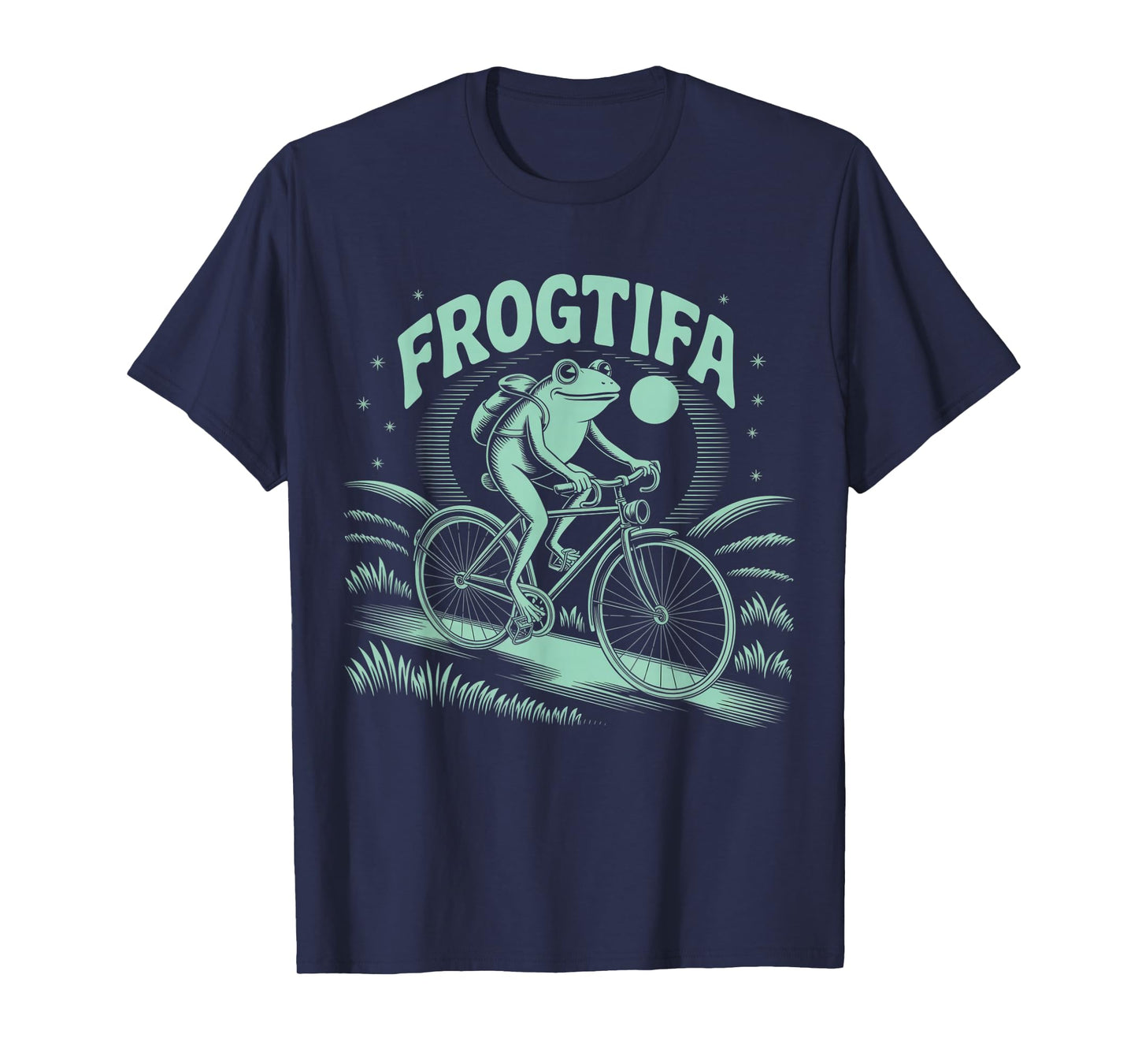 Resist Portland Funny Activist Wear Frogtifa Frog On Bike T-Shirt