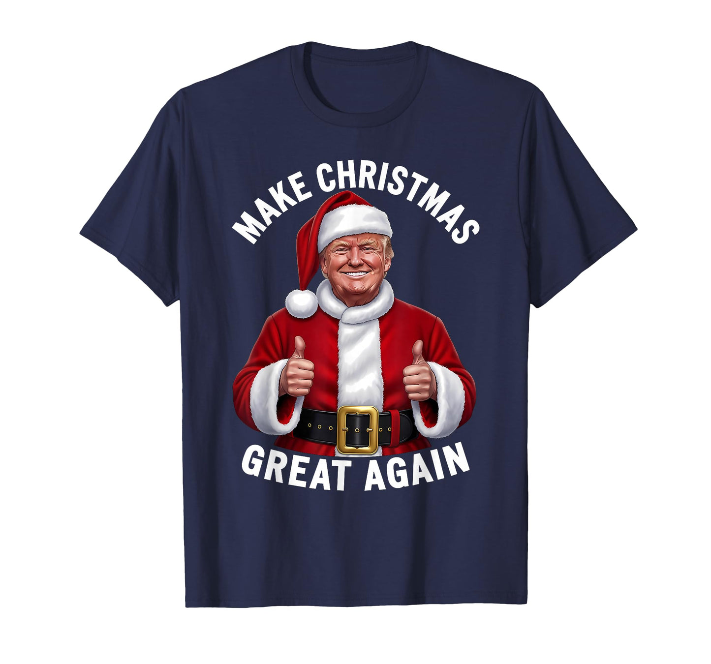 Make Christmas Great Again Xmas Funny Trump Pajamas Ugly T-Shirt