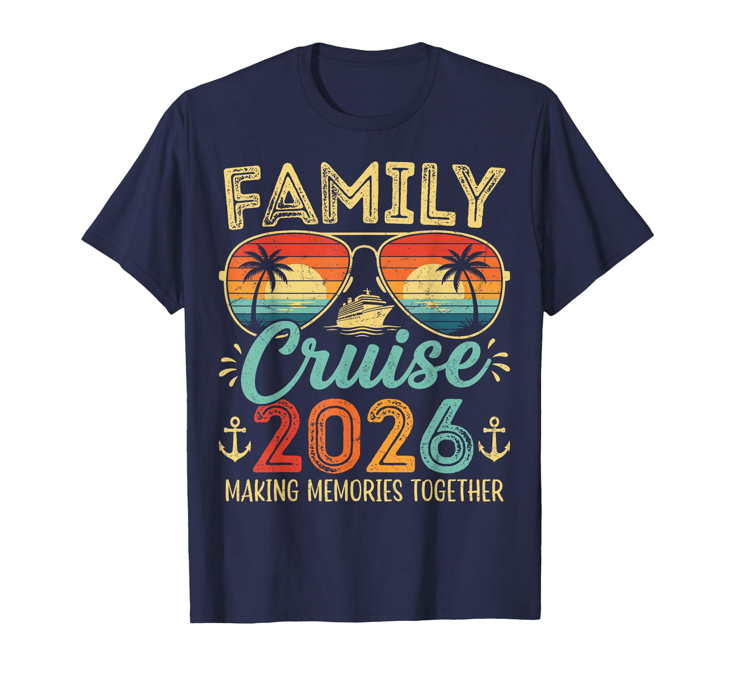 Family Cruise 2026 Summer Vacation Matching Family Cruise T-Shirt