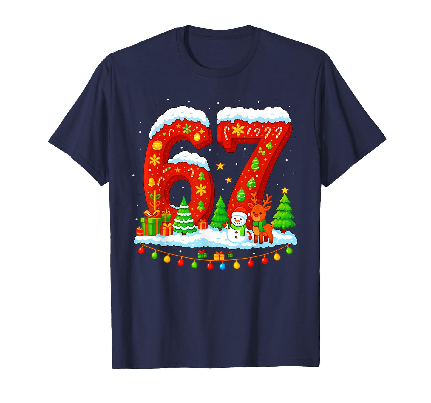 67 Meme Six Seven for Kids Women Men Boys Girls Christmas T-Shirt