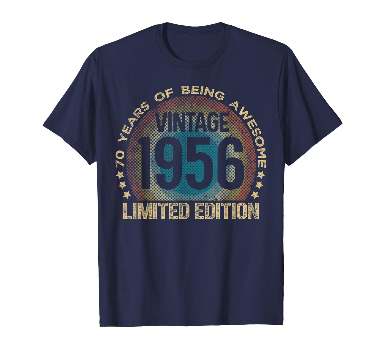 70 Year Old Gifts Vintage 1956 Limited Edition 70th Birthday T-Shirt
