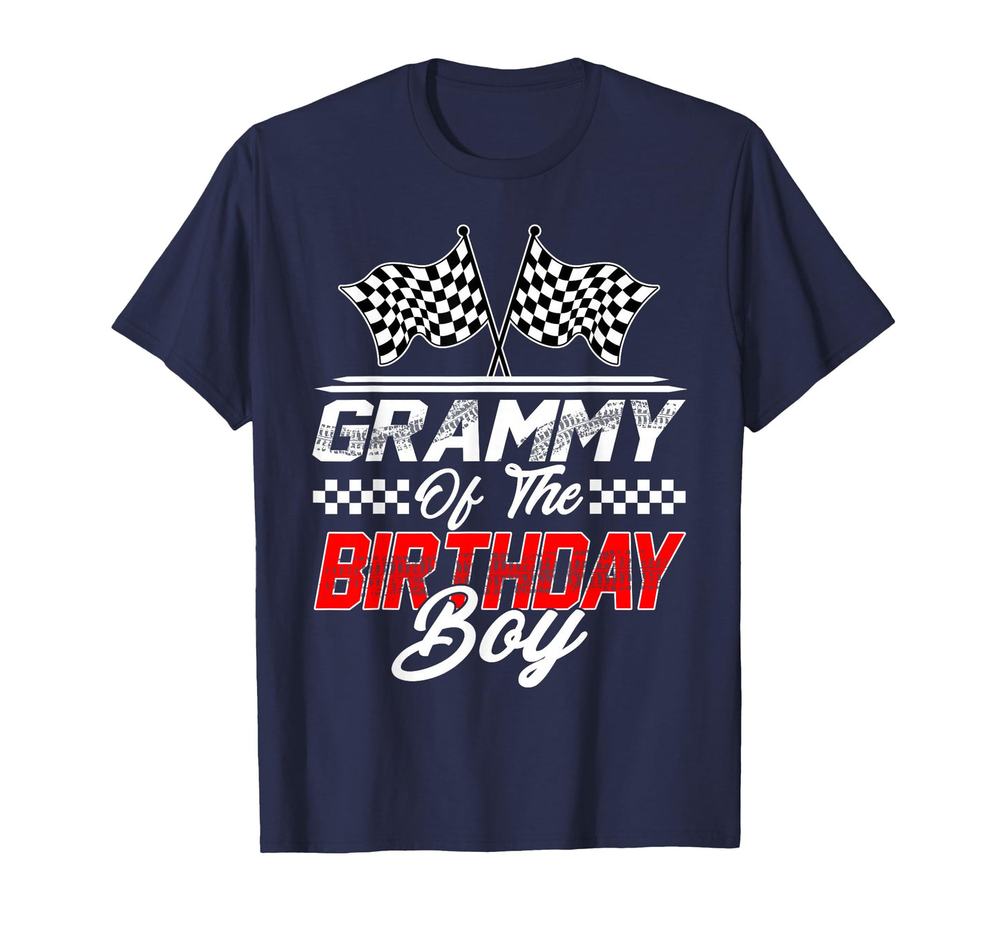 Race Car Grammy of The Birthday Boy Racing Family T-Shirt