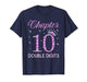 Chapter 10 Double Digits Pink Crown 10th Birthday Girl T-Shirt
