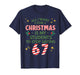 Students Saying 6-7 67 Six Seven Funny Teacher Christmas T-Shirt