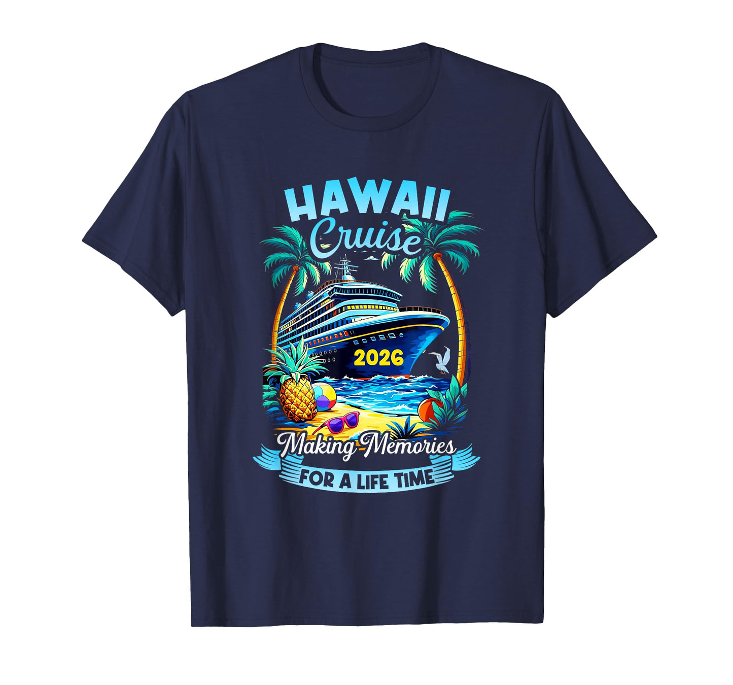 Hawaii Cruise 2026 Vacation Trip Matching Family Group T-Shirt