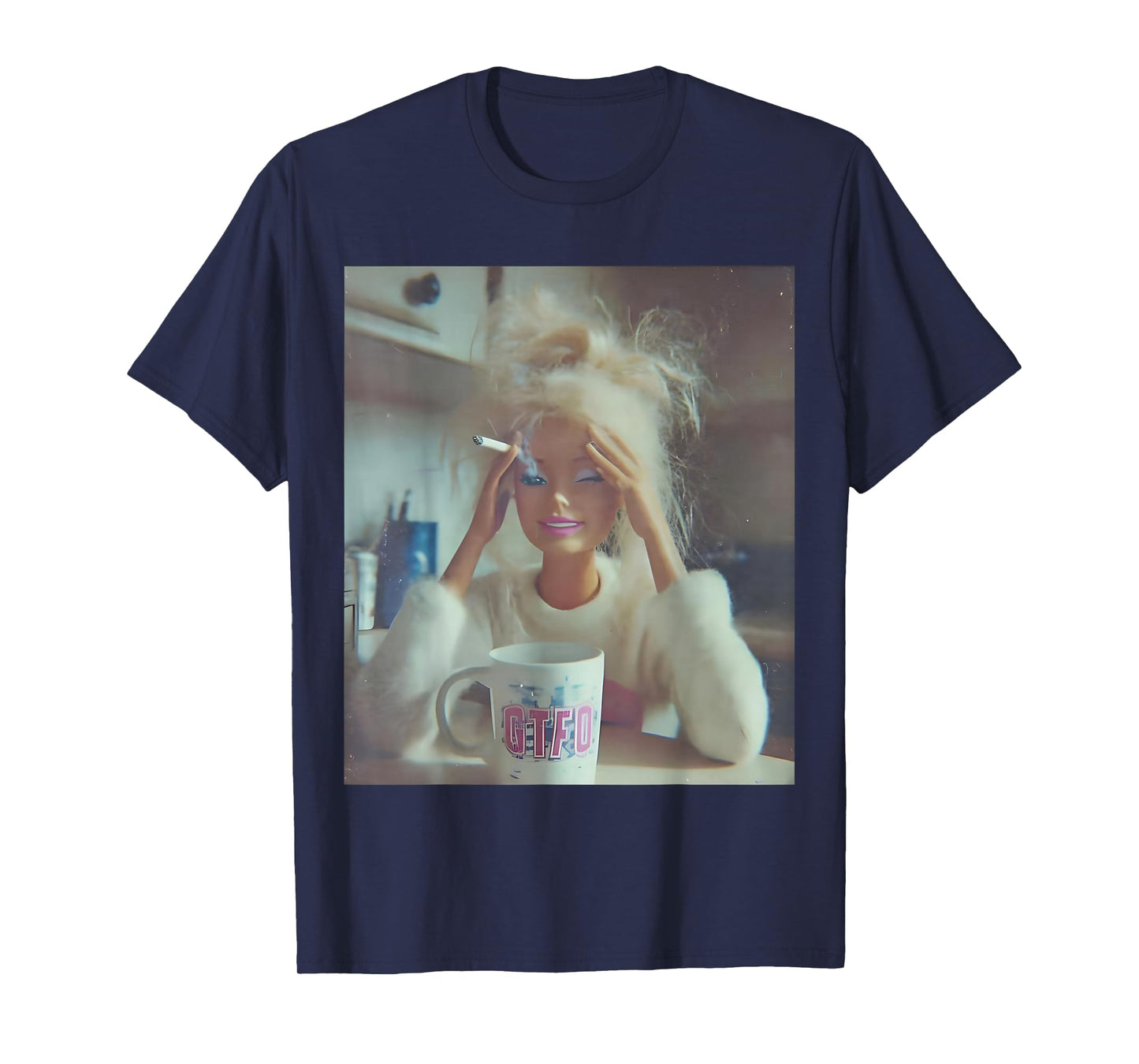 Funny Disgusting Doll face Meme T-Shirt