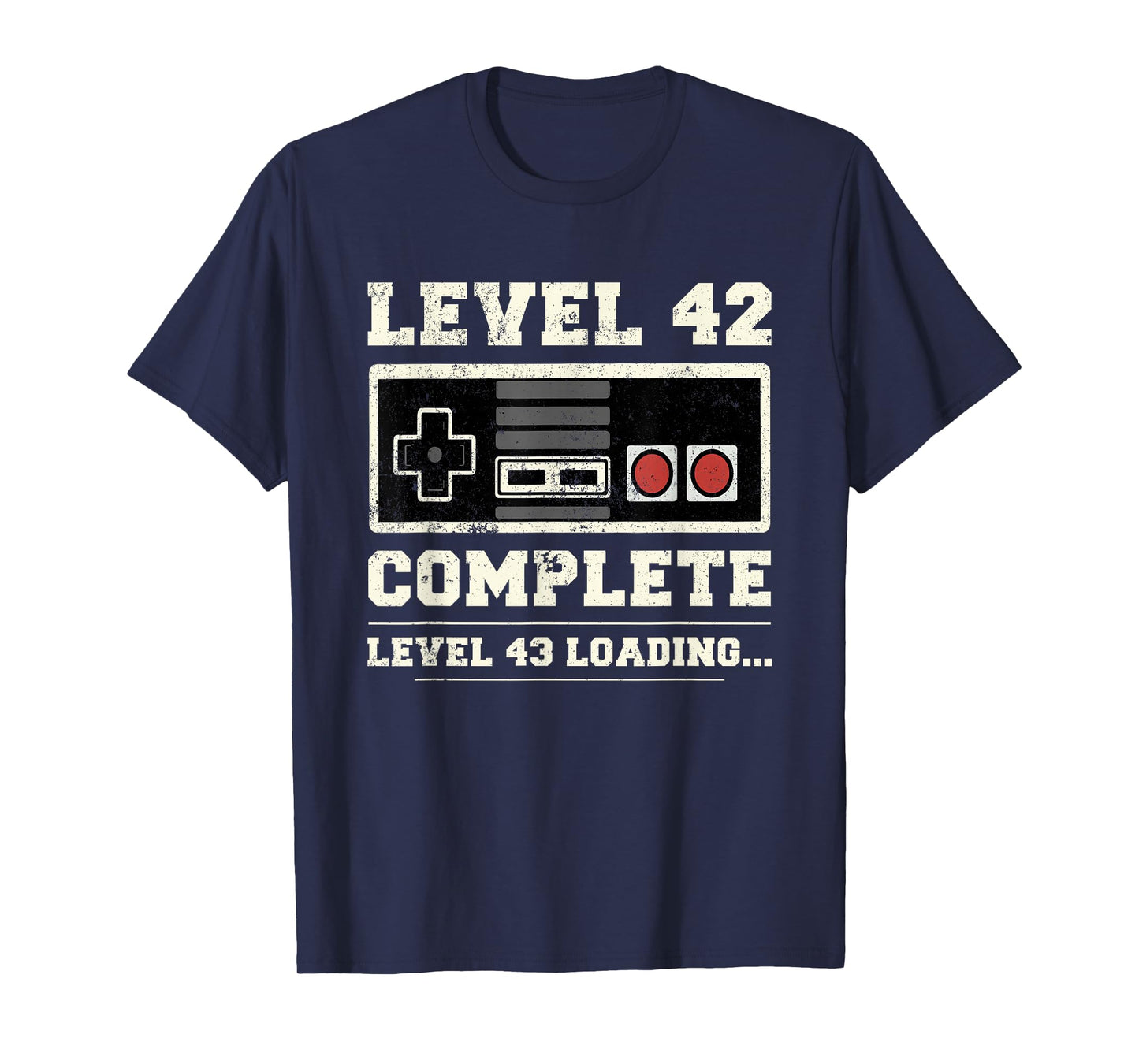 Level 42 Complete Retro Vintage 42nd Birthday Gamer Gaming T-Shirt