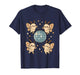 Disco Ball Funny Kawaii Moth Cute Insect Dancing Bug Party T-Shirt