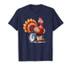 Happy Turkey Costume in Wheelchair for Thanksgiving Lovers T-Shirt