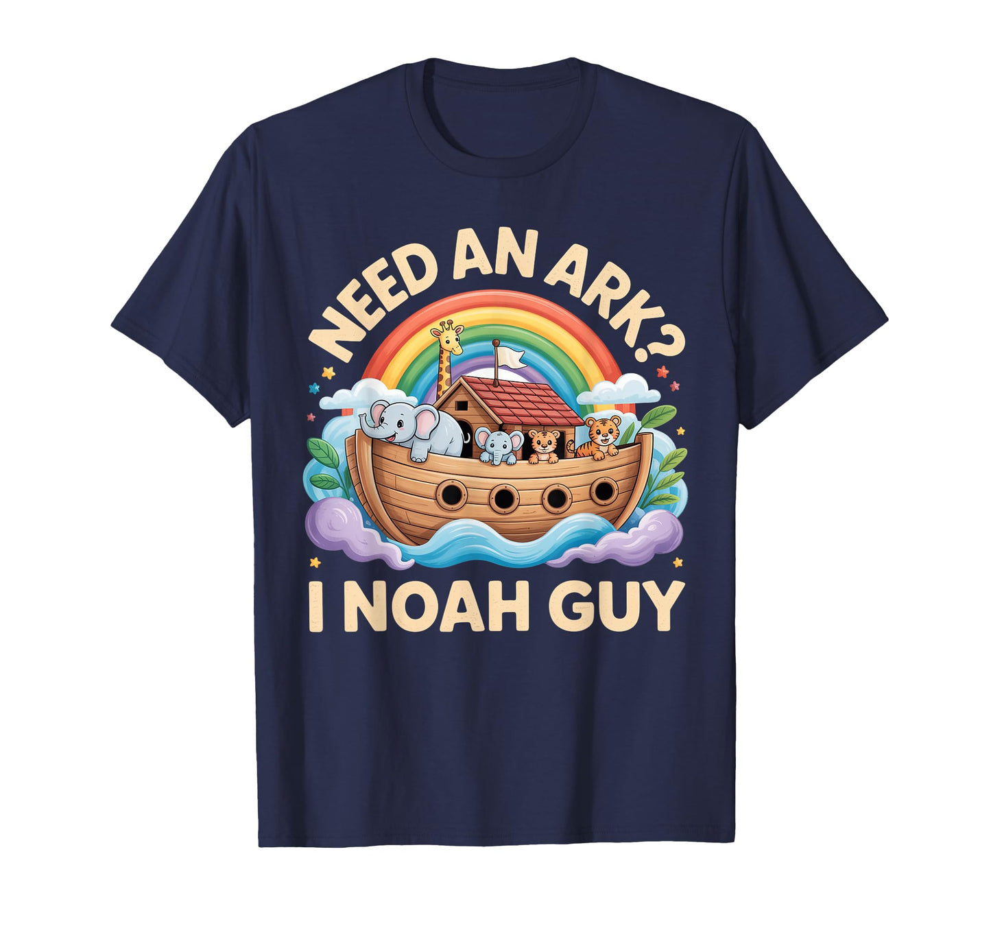 Need an Ark? I Noah Guy Funny Animals Christian for Kids T-Shirt